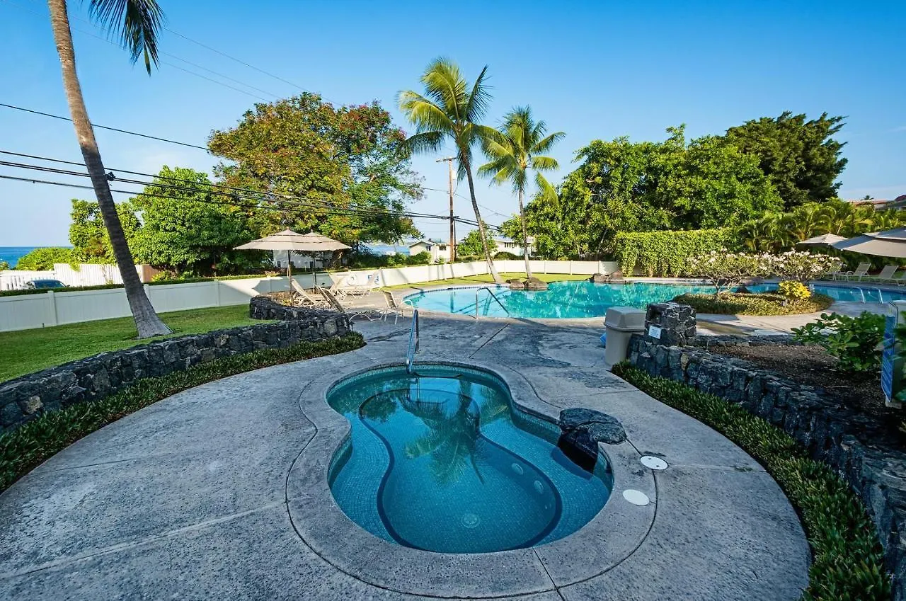 Alii Cove G3 Beautiful Ground Floor Spacious 2 Bedroom With Ac Kailua-Kona Tatil Evi